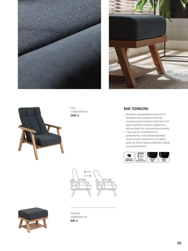 VOX - gazetka promocyjna Katalog mebli tapicerowanych od wtorku 22.03 do wtorku 31.01 - strona 161