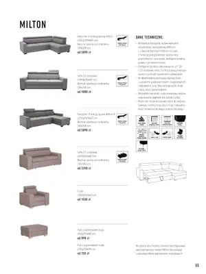 VOX - gazetka promocyjna Katalog mebli tapicerowanych od wtorku 22.03 do wtorku 31.01 - strona 55