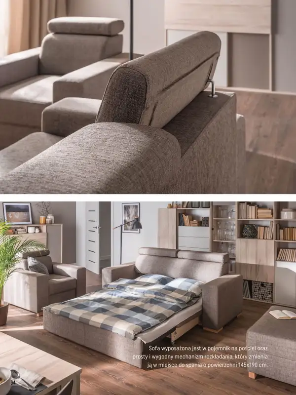 VOX - gazetka promocyjna Katalog mebli tapicerowanych od wtorku 22.03 do wtorku 31.01 - strona 54