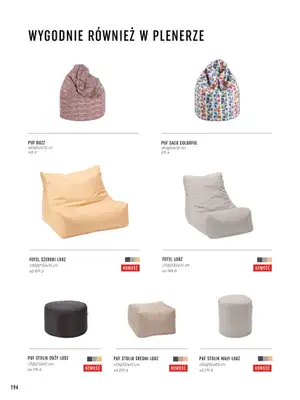 VOX - gazetka promocyjna Katalog mebli tapicerowanych od wtorku 22.03 do wtorku 31.01 - strona 194