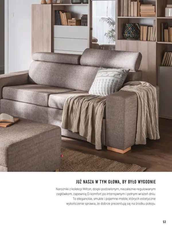 VOX - gazetka promocyjna Katalog mebli tapicerowanych od wtorku 22.03 do wtorku 31.01 - strona 53