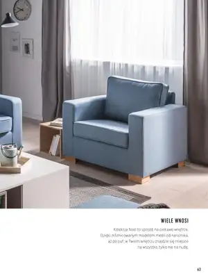 VOX - gazetka promocyjna Katalog mebli tapicerowanych od wtorku 22.03 do wtorku 31.01 - strona 63