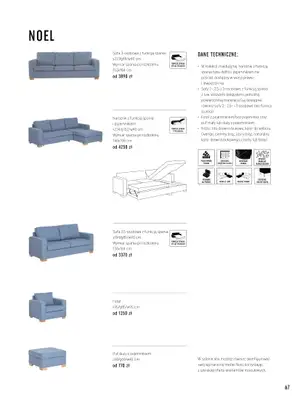VOX - gazetka promocyjna Katalog mebli tapicerowanych od wtorku 22.03 do wtorku 31.01 - strona 67