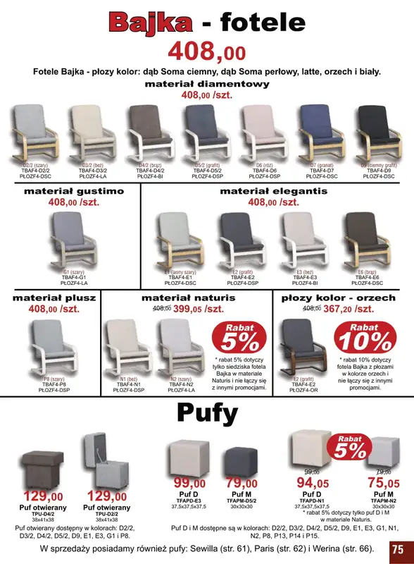 Bodzio - gazetka promocyjna Gazetka od czwartku 14.04 do soboty 30.04 - strona 75