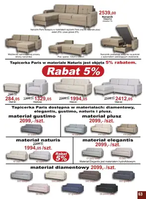 Bodzio - gazetka promocyjna Gazetka od czwartku 14.04 do soboty 30.04 - strona 63 Bodzio - gazetka promocyjna Gazetka od czwartku 14.04 do soboty 30.04 - strona 63