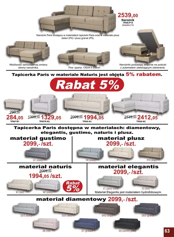 Bodzio - gazetka promocyjna Gazetka od czwartku 14.04 do soboty 30.04 - strona 63
