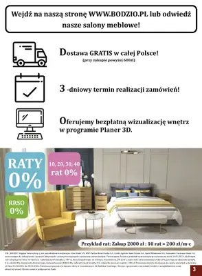 Bodzio - gazetka promocyjna Gazetka od czwartku 14.04 do soboty 30.04 - strona 3 Bodzio - gazetka promocyjna Gazetka od czwartku 14.04 do soboty 30.04 - strona 3