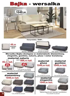 Bodzio - gazetka promocyjna Gazetka od czwartku 14.04 do soboty 30.04 - strona 74 Bodzio - gazetka promocyjna Gazetka od czwartku 14.04 do soboty 30.04 - strona 74