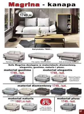 Bodzio - gazetka promocyjna Gazetka od czwartku 14.04 do soboty 30.04 - strona 67 Bodzio - gazetka promocyjna Gazetka od czwartku 14.04 do soboty 30.04 - strona 67