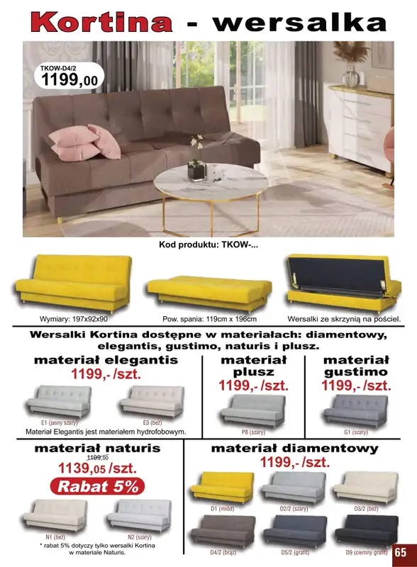 Bodzio - gazetka promocyjna Gazetka od czwartku 14.04 do soboty 30.04 - strona 65