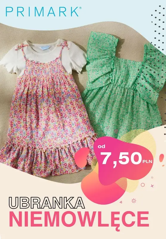 Primark - gazetka promocyjna Od 7,50 zł ubranka niemowlęce od piątku 15.04 do wtorku 26.04