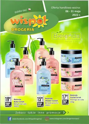 Drogeria Wispol - gazetka promocyjna Gazetka od piątku 06.05 do wtorku 31.05