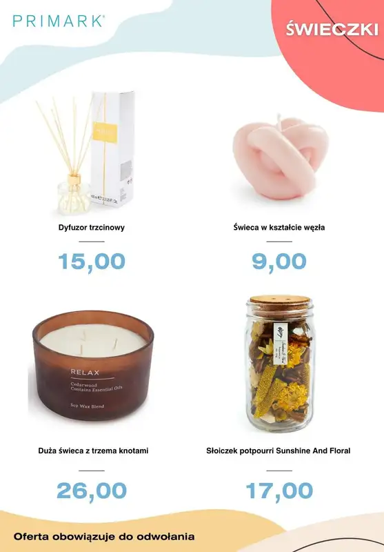 Primark - gazetka promocyjna Od 4,50 zł świece i świeczki zapachowa od czwartku 19.05 do poniedziałku 30.05 - strona 3