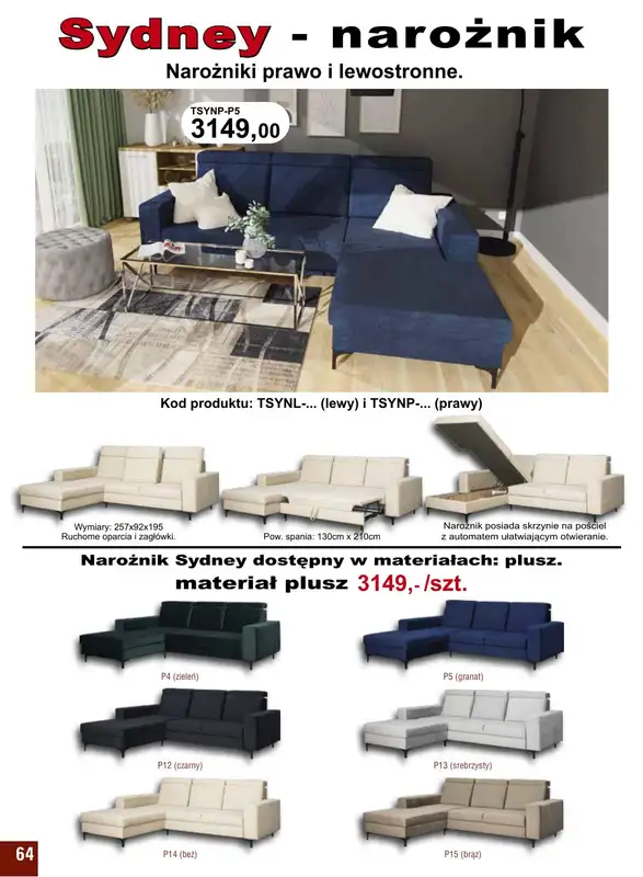 Bodzio - gazetka promocyjna Gazetka od niedzieli 01.05 do czwartku 30.06 - strona 64