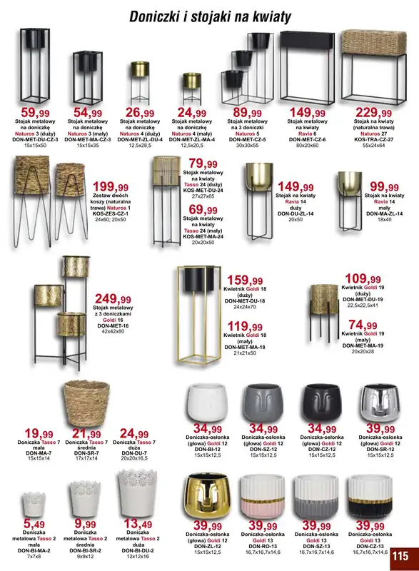 Bodzio - gazetka promocyjna Gazetka od niedzieli 01.05 do czwartku 30.06 - strona 115