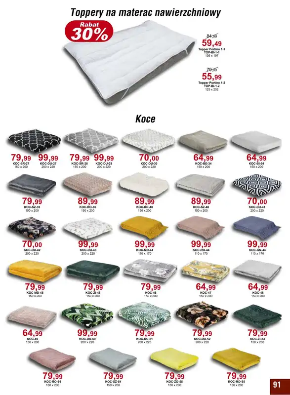 Bodzio - gazetka promocyjna Gazetka od niedzieli 01.05 do czwartku 30.06 - strona 91