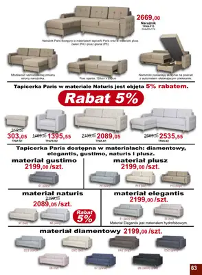 Bodzio - gazetka promocyjna Gazetka od niedzieli 01.05 do czwartku 30.06 - strona 63 Bodzio - gazetka promocyjna Gazetka od niedzieli 01.05 do czwartku 30.06 - strona 63