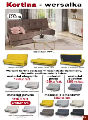 Bodzio - gazetka promocyjna Gazetka od niedzieli 01.05 do czwartku 30.06 - strona 65 Bodzio - gazetka promocyjna Gazetka od niedzieli 01.05 do czwartku 30.06 - strona 65