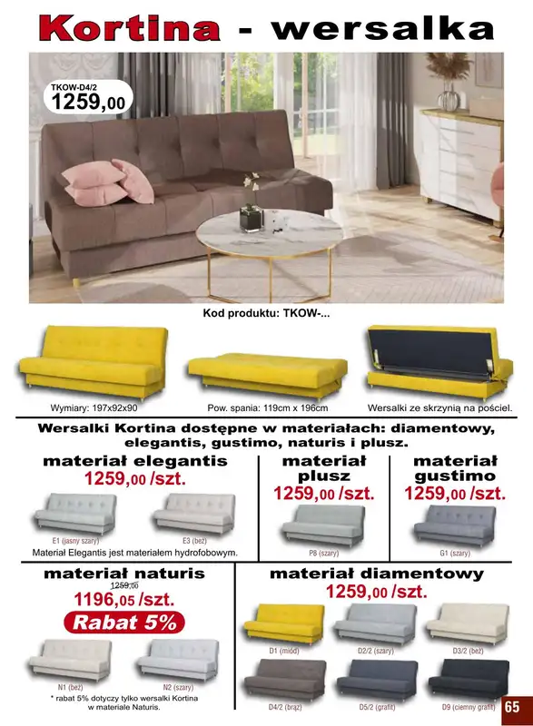 Bodzio - gazetka promocyjna Gazetka od niedzieli 01.05 do czwartku 30.06 - strona 65