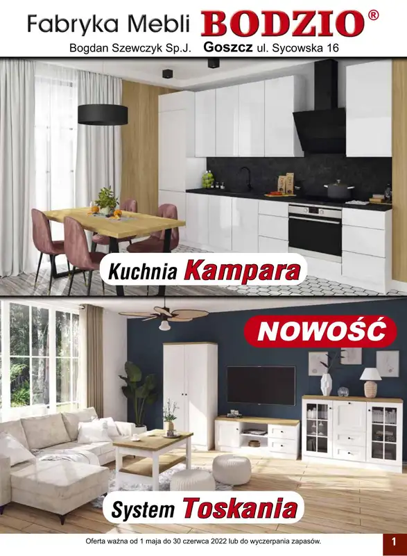 Bodzio - gazetka promocyjna Gazetka od niedzieli 01.05 do czwartku 30.06