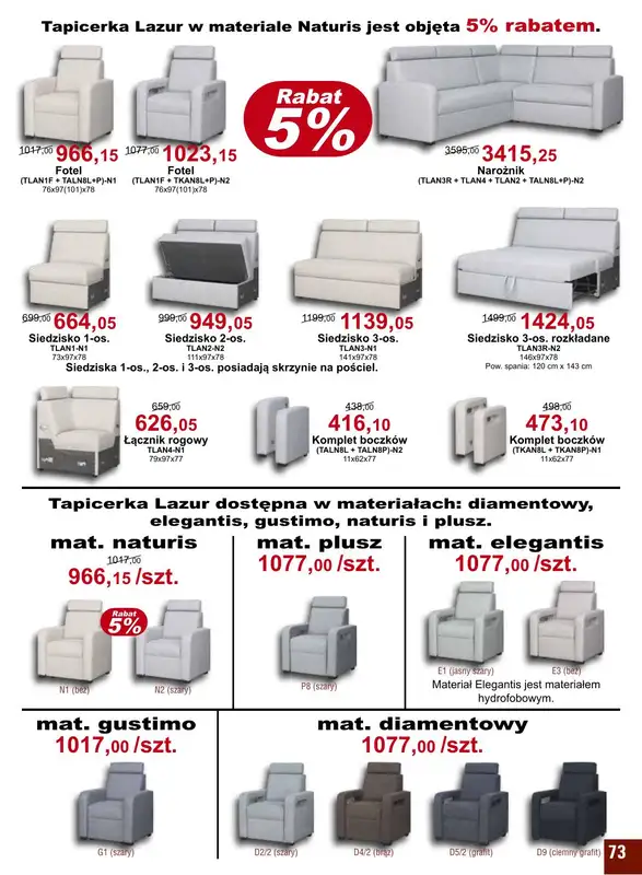 Bodzio - gazetka promocyjna Gazetka od niedzieli 01.05 do czwartku 30.06 - strona 73