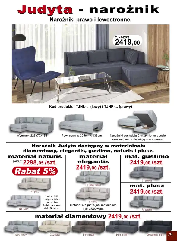 Bodzio - gazetka promocyjna Gazetka od niedzieli 01.05 do czwartku 30.06 - strona 79