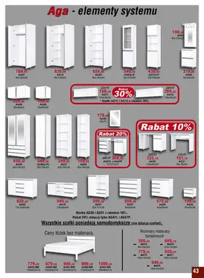 Bodzio - gazetka promocyjna Gazetka od niedzieli 01.05 do czwartku 30.06 - strona 43 Bodzio - gazetka promocyjna Gazetka od niedzieli 01.05 do czwartku 30.06 - strona 43