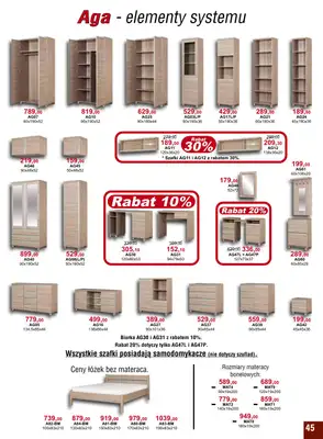 Bodzio - gazetka promocyjna Gazetka od niedzieli 01.05 do czwartku 30.06 - strona 45 Bodzio - gazetka promocyjna Gazetka od niedzieli 01.05 do czwartku 30.06 - strona 45