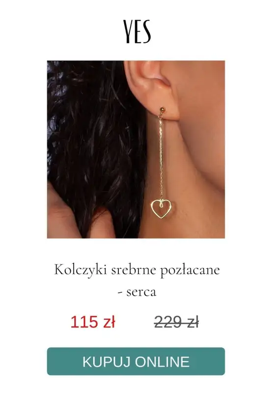 YES - gazetka promocyjna Do -50% biżuteria na prezent od czwartku 19.05 do środy 25.05 - strona 3