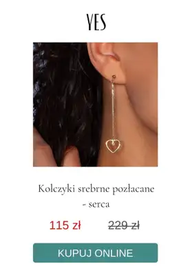 YES - gazetka promocyjna Do -50% biżuteria na prezent od czwartku 19.05 do środy 25.05 - strona 3 YES - gazetka promocyjna Do -50% biżuteria na prezent od czwartku 19.05 do środy 25.05 - strona 3