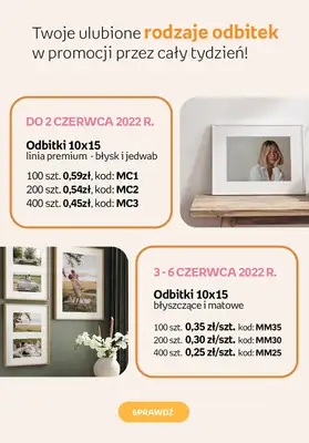 Empik Foto - gazetka promocyjna Gazetka od środy 01.06 do poniedziałku 06.06 - strona 2 Empik Foto - gazetka promocyjna Gazetka od środy 01.06 do poniedziałku 06.06 - strona 2