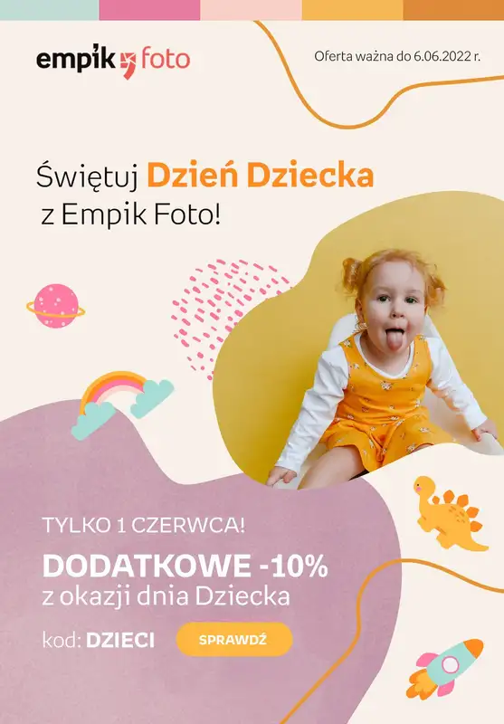 Empik Foto - gazetka promocyjna Gazetka od środy 01.06 do poniedziałku 06.06