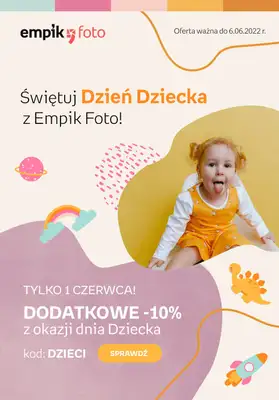 Empik Foto - gazetka promocyjna Gazetka od środy 01.06 do poniedziałku 06.06 Empik Foto - gazetka promocyjna Gazetka od środy 01.06 do poniedziałku 06.06