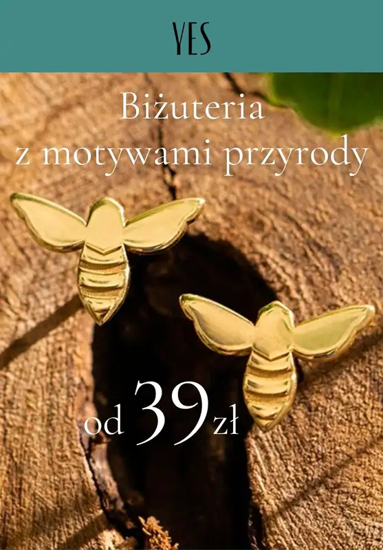 YES - gazetka promocyjna Od 39 zł biżuteria z motywami natury od wtorku 07.06 do poniedziałku 13.06