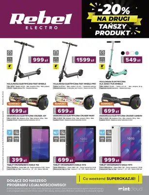 Rebel Electro - gazetka promocyjna Gazetka od środy 22.06 do niedzieli 31.07