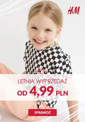 Wspieraj Ukrainę - gazetka promocyjna H&M | Letnia wyprzedaż od 4,99 PLN od czwartku 23.06 do czwartku 30.06