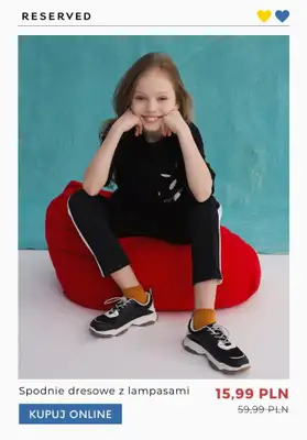 Wspieraj Ukrainę - gazetka promocyjna Reserved | Do -55% odzież dziewczęca od wtorku 28.06 do wtorku 05.07 - strona 13