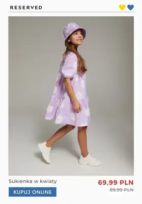 Wspieraj Ukrainę - gazetka promocyjna Reserved | Do -55% odzież dziewczęca od wtorku 28.06 do wtorku 05.07 - strona 9