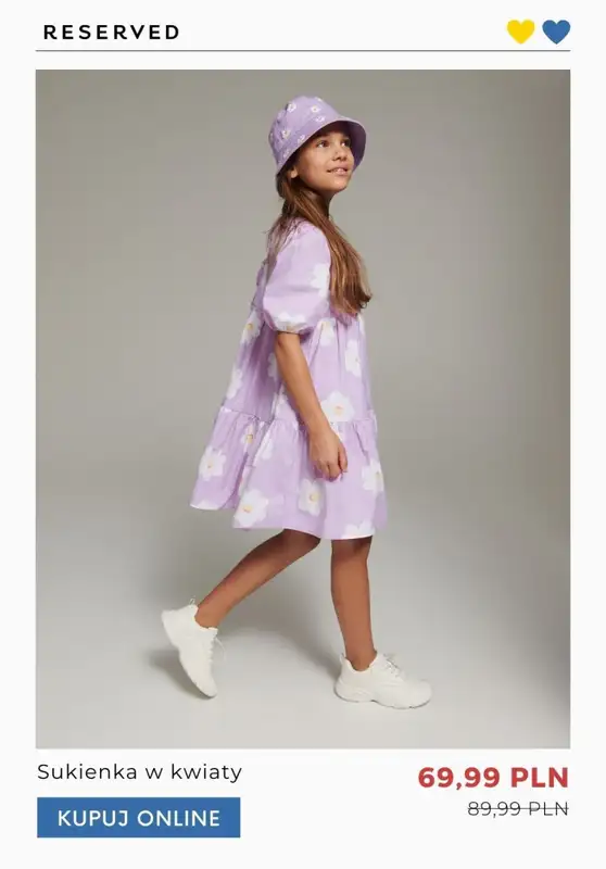 Wspieraj Ukrainę - gazetka promocyjna Reserved | Do -55% odzież dziewczęca od wtorku 28.06 do wtorku 05.07 - strona 9