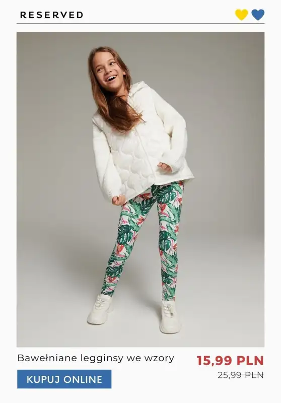 Wspieraj Ukrainę - gazetka promocyjna Reserved | Do -55% odzież dziewczęca od wtorku 28.06 do wtorku 05.07 - strona 12