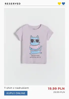 Wspieraj Ukrainę - gazetka promocyjna Reserved | Do -55% odzież dziewczęca od wtorku 28.06 do wtorku 05.07 - strona 2