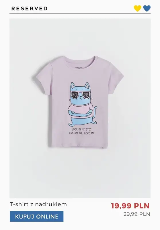 Wspieraj Ukrainę - gazetka promocyjna Reserved | Do -55% odzież dziewczęca od wtorku 28.06 do wtorku 05.07 - strona 2