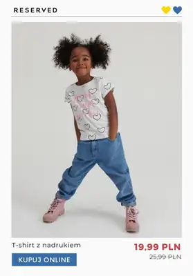 Wspieraj Ukrainę - gazetka promocyjna Reserved | Do -55% odzież dziewczęca od wtorku 28.06 do wtorku 05.07 - strona 4