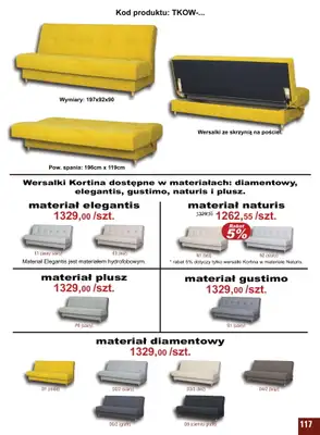 Bodzio - gazetka promocyjna Gazetka od czwartku 07.07 do piątku 30.09 - strona 117 Bodzio - gazetka promocyjna Gazetka od czwartku 07.07 do piątku 30.09 - strona 117