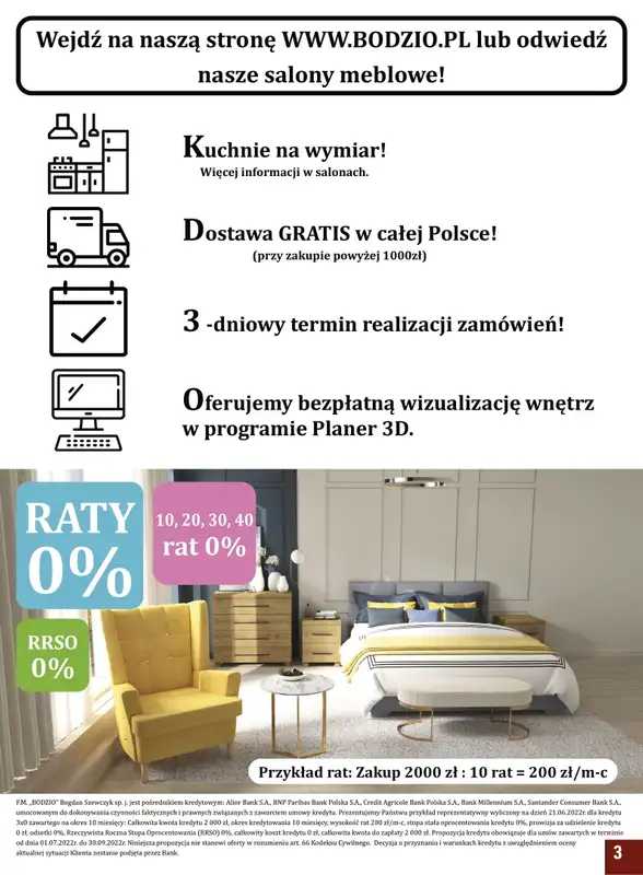 Bodzio - gazetka promocyjna Gazetka od czwartku 07.07 do piątku 30.09 - strona 3