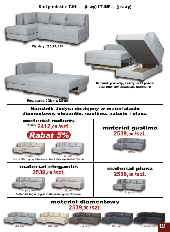 Bodzio - gazetka promocyjna Gazetka od czwartku 07.07 do piątku 30.09 - strona 121