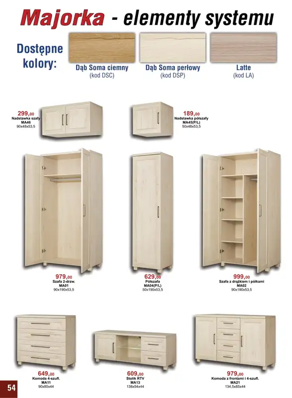 Bodzio - gazetka promocyjna Gazetka od czwartku 07.07 do piątku 30.09 - strona 54