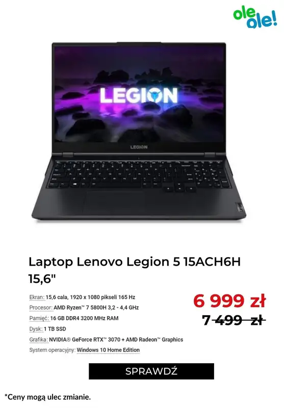 OleOle! - gazetka promocyjna Letnia obniżka do -1000 zł na laptopy od poniedziałku 11.07 do poniedziałku 11.07 - strona 2