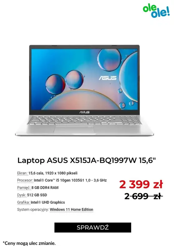 OleOle! - gazetka promocyjna Dzień laptopa do -900 zł od wtorku 12.07 do wtorku 12.07 - strona 4