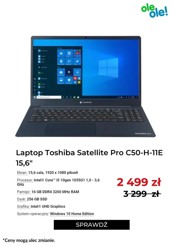 OleOle! - gazetka promocyjna Dzień laptopa do -1400 zł od czwartku 14.07 do czwartku 14.07 - strona 8